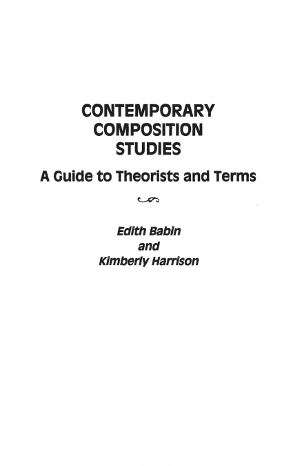 Contemporary Composition Studies