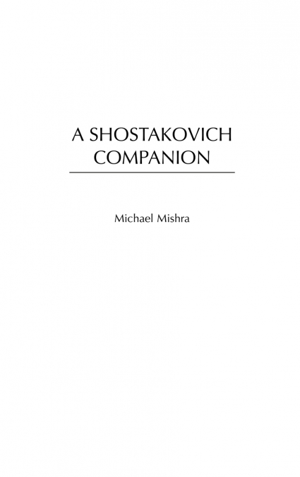 A Shostakovich Companion