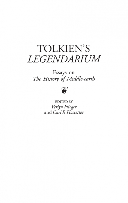 Tolkien’s Legendarium