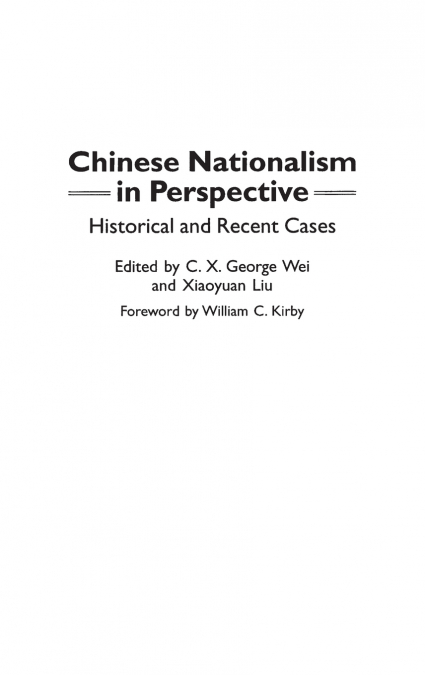 Chinese Nationalism in Perspective