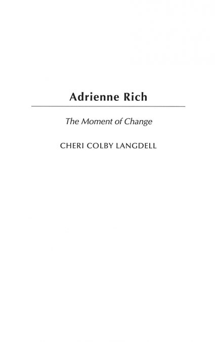 Adrienne Rich
