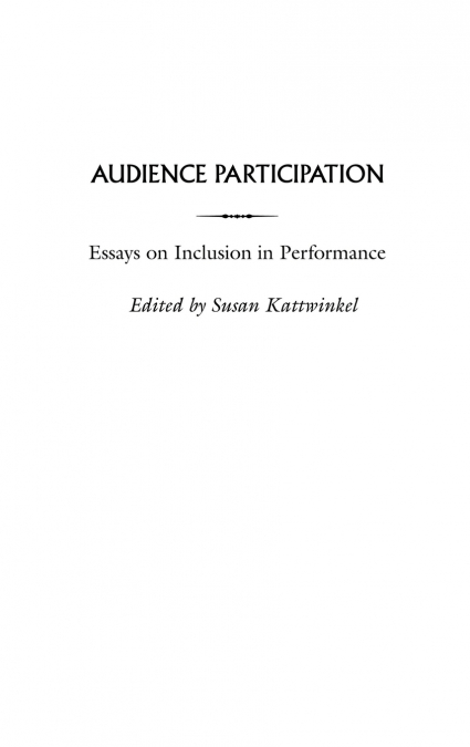 Audience Participation