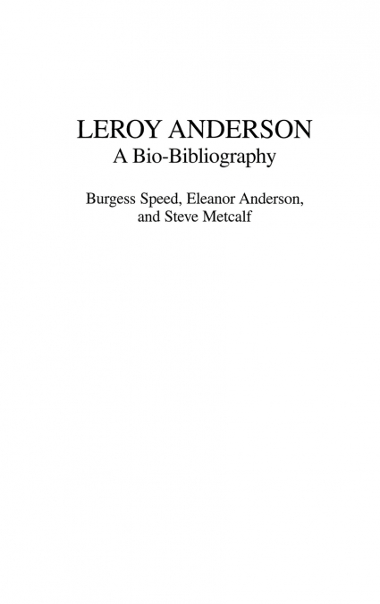 Leroy Anderson