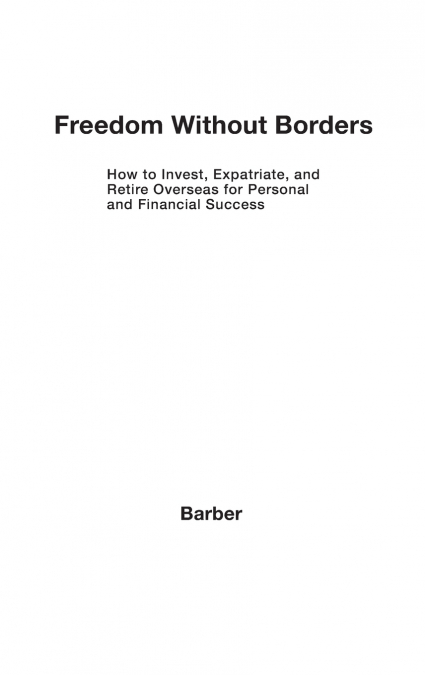 Freedom Without Borders