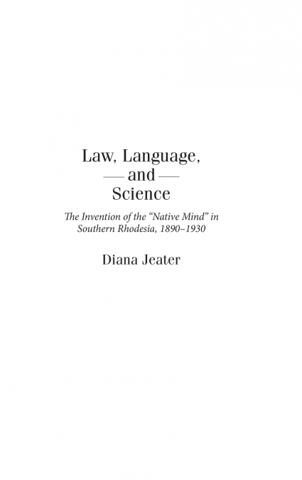 Law, Language, and Science