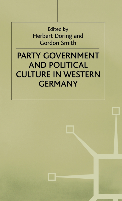 Party Government+political Culture in Western Germany