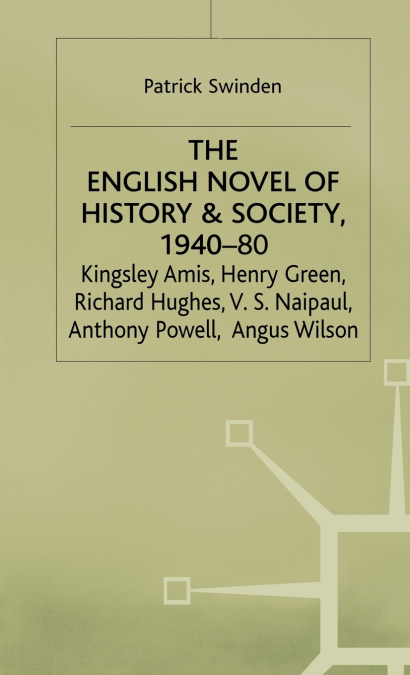 English Novel of History and Society