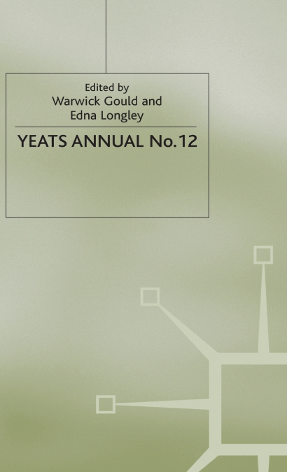 Yeats Annual No 12