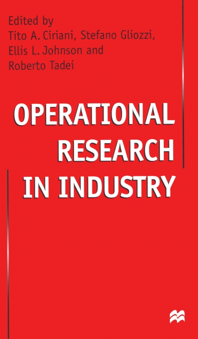 Operational Research in Industry