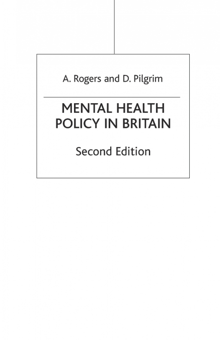 Mental Health Policy in Britain