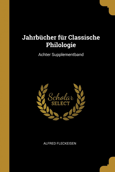 Jahrbücher für Classische Philologie