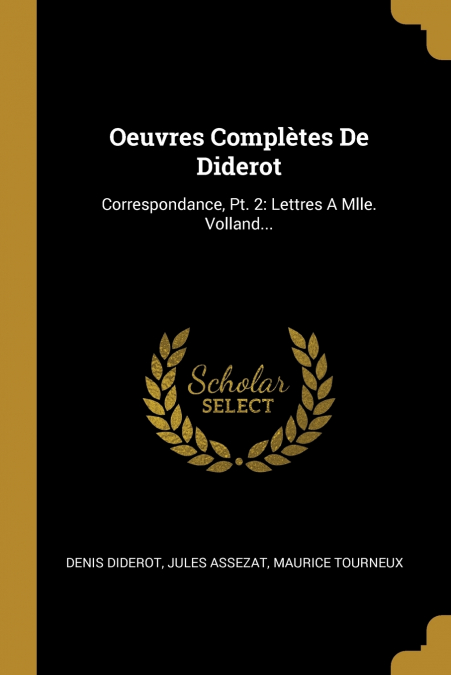 Oeuvres Complètes De Diderot