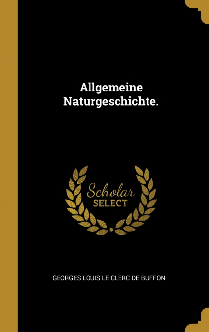 Allgemeine Naturgeschichte.