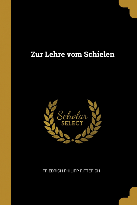Zur Lehre vom Schielen