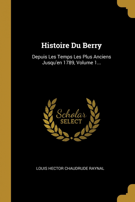 Histoire Du Berry
