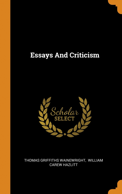 Essays And Criticism