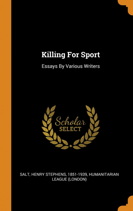 Killing For Sport