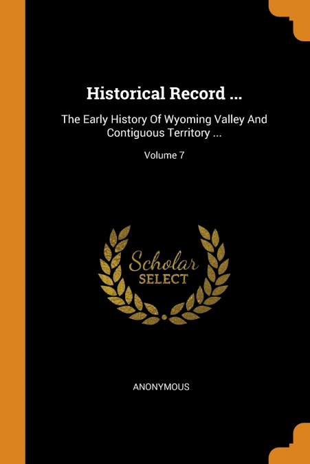 Historical Record ...