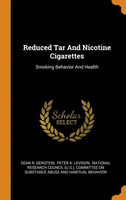 Reduced Tar And Nicotine Cigarettes