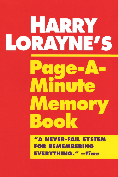 Harry Lorayne’s Page-a-Minute Memory Book