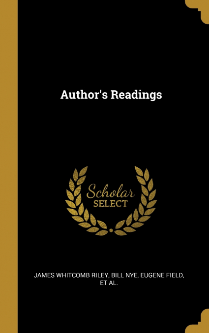 Author’s Readings