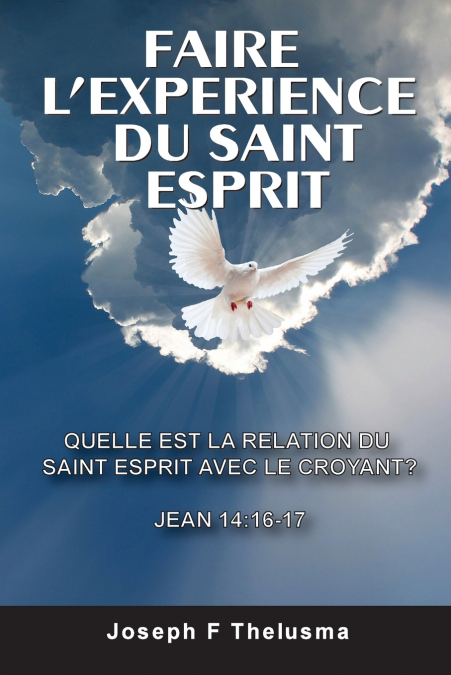 FAIRE L’EXPERIENCE DU SAINT ESPRIT