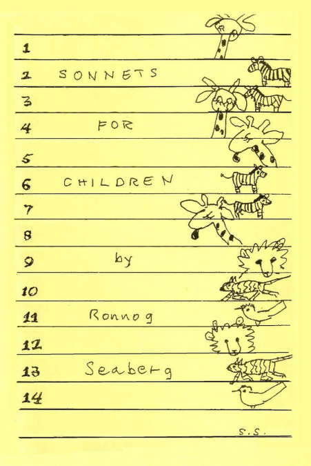 Sonnets for Children 1994