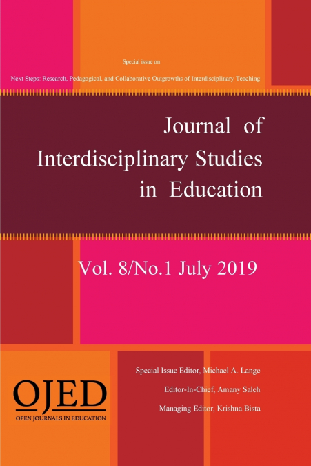 Journal of Interdisciplinary Studies in Education, 2019 Vol 8(1)