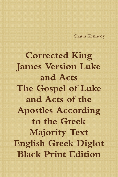 Corrected King James Luke and Acts