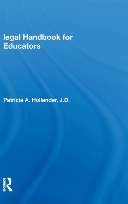 Legal Handbook For Educators