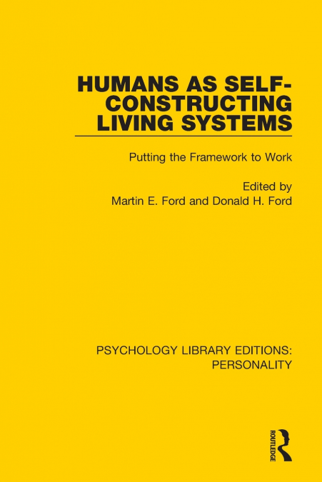 Humans as Self-Constructing Living Systems