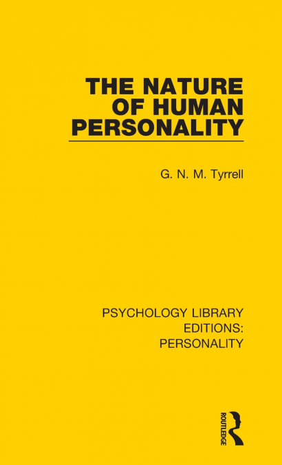 The Nature of Human Personality