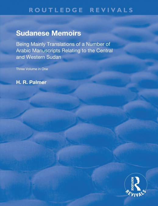 Sudanese Memoirs