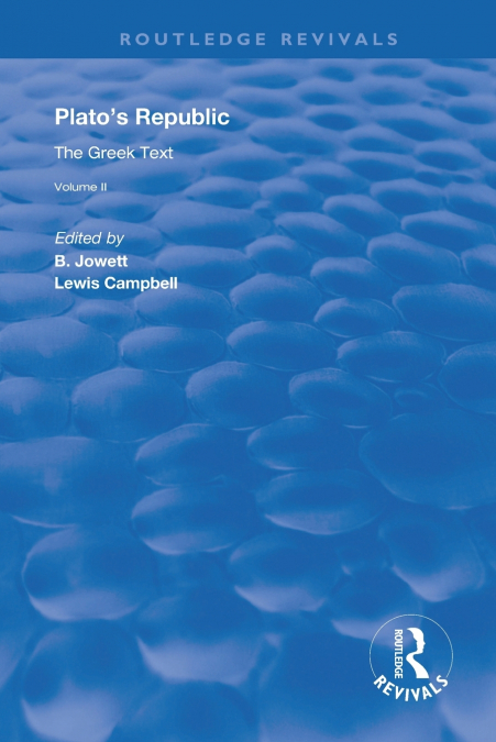 Plato’s Republic (Vol 2)