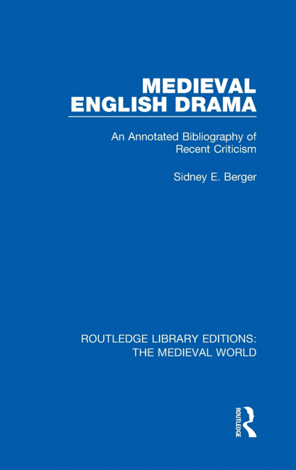 Medieval English Drama