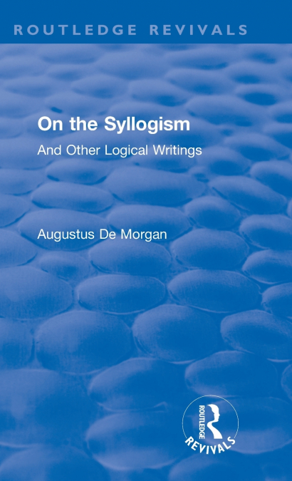 On the Syllogism