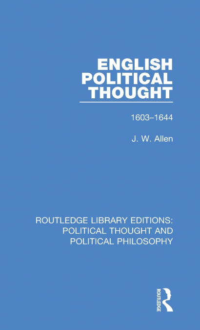 English Political Thought