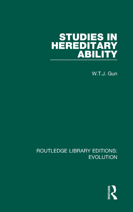 Studies in Hereditary Ability