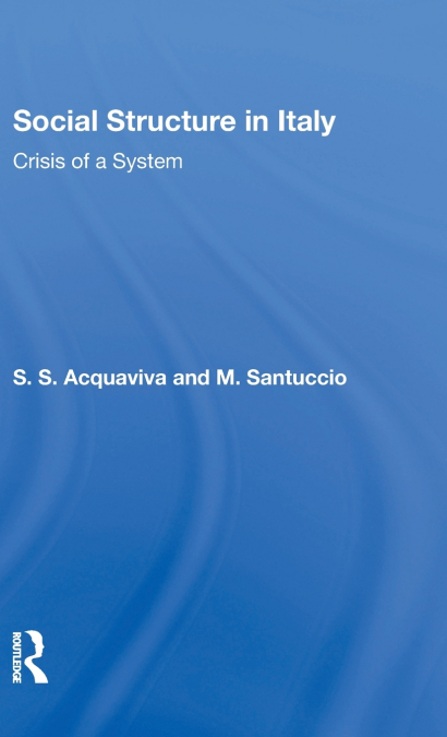 Social Structure In Italy