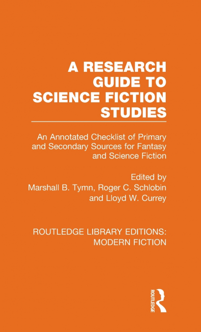 A Research Guide to Science Fiction Studies
