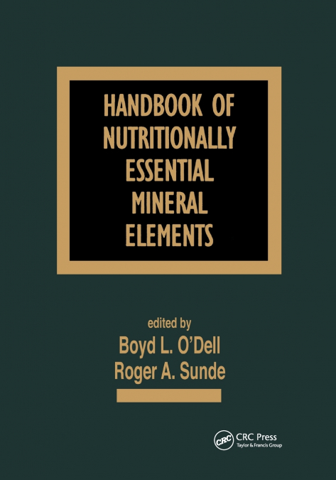 Handbook of Nutritionally Essential Mineral Elements