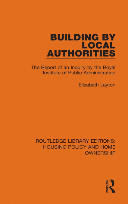 Building by Local Authorities