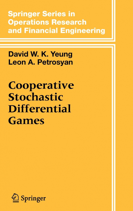 Cooperative Stochastic Differential Games