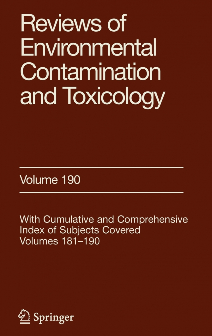Reviews of Environmental Contamination and Toxicology 190