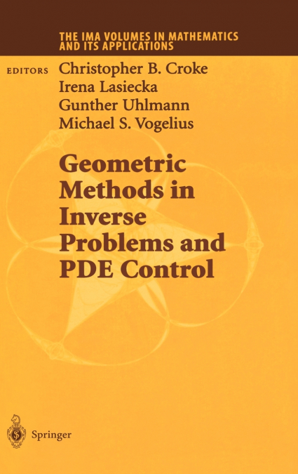 Geometric Methods in Inverse Problems and PDE Control