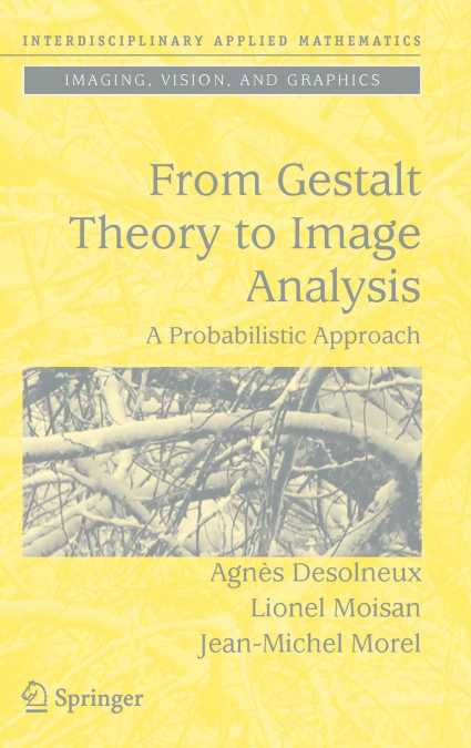 From Gestalt Theory to Image Analysis
