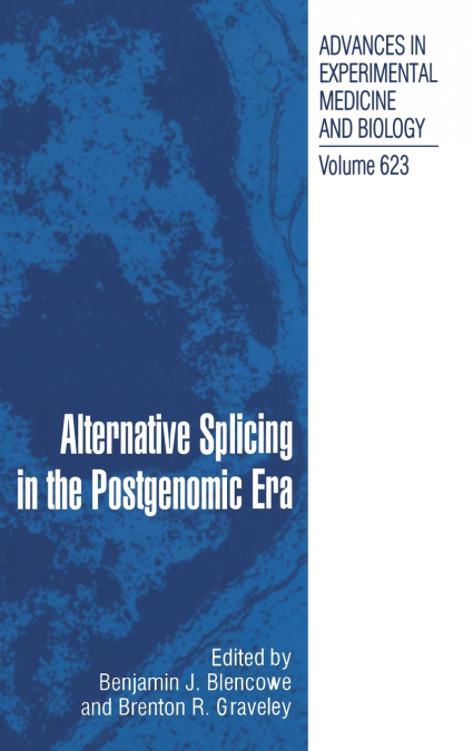 Alternative Splicing in the Postgenomic Era