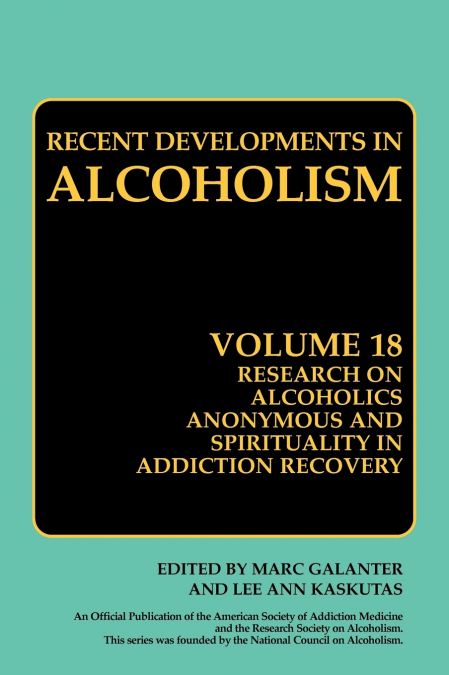 Recent Developments in Alcoholism, Volume 18