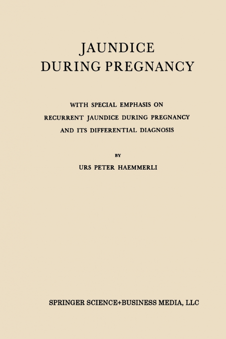 Jaundice During Pregnancy