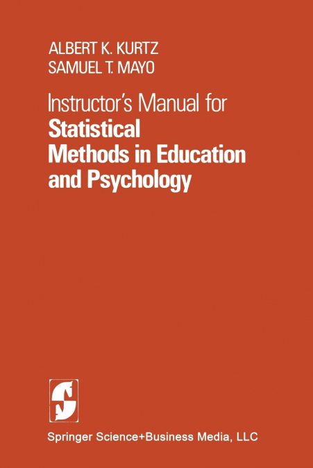 Instructor S Manual for Statistical Methods in Education and Psychology